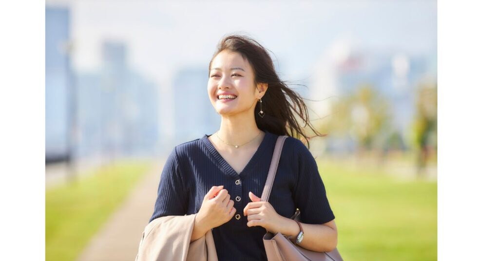 本来の自分を取り戻して心が軽くなった女性